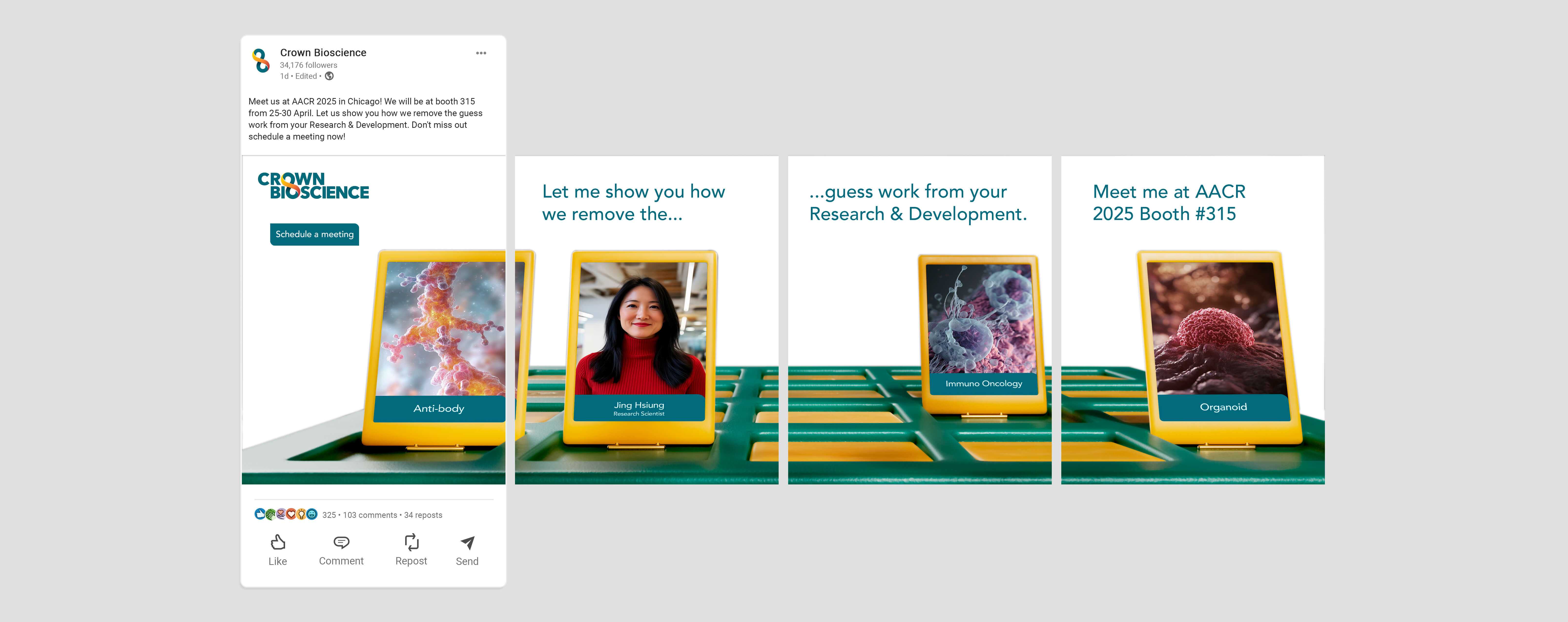 CBIO AACR 2025 Linked In Post Mockup CAROUSEL V2 COPY